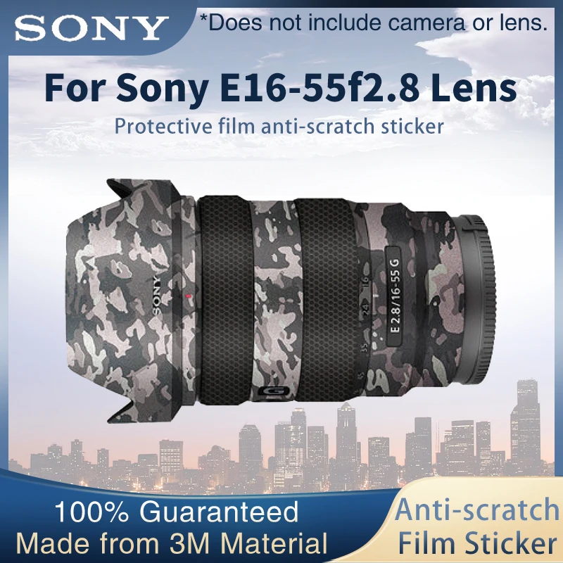 Защитная пленка для объектива Sony E16-55f2.8 наклейка защиты от царапин | Электроника