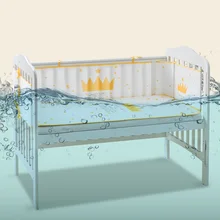 3D Сэндвич сетка воздухопроницаемые кроватки корпуса Детские коллизионные кровати корпус новорожденных бампер защитные принадлежности Лидер продаж