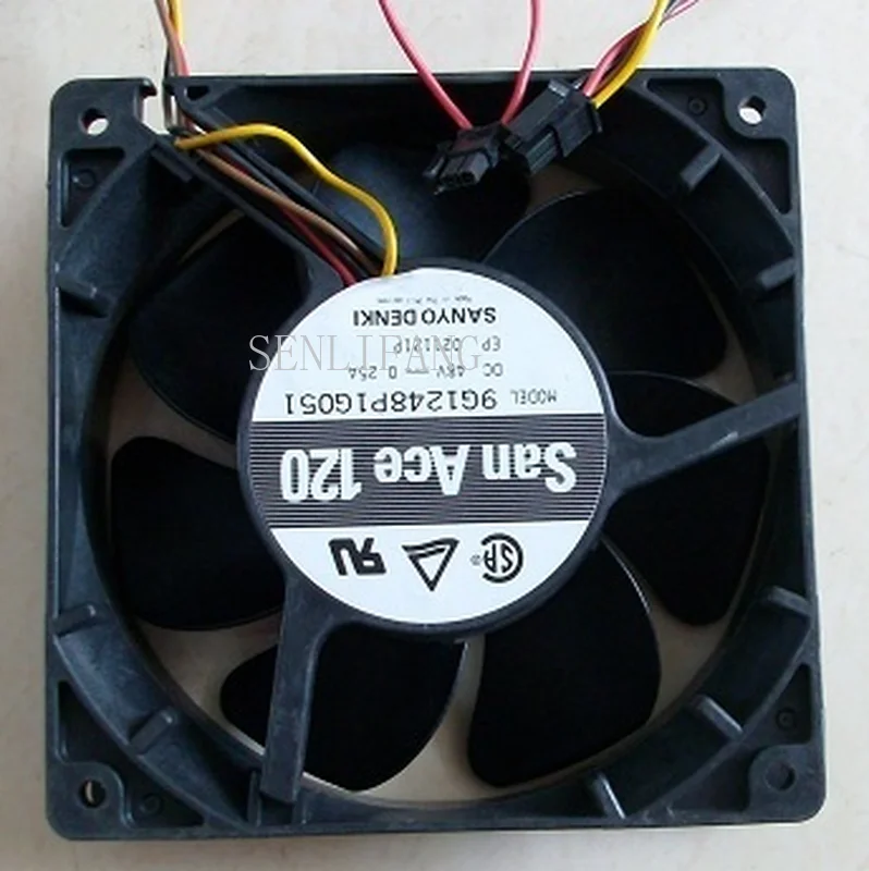 9G1248P1G051 DC 48 В 0.25A 120x120x38 мм вентилятор охлаждения сервера