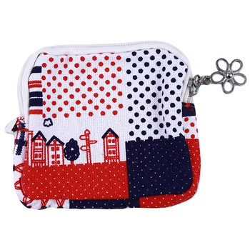 

LKEEP Summer New Brand Purses Small Fresh Casual Coin Wallet Lady Fashion Dots Pattern Cartoon Dollar Money Bag