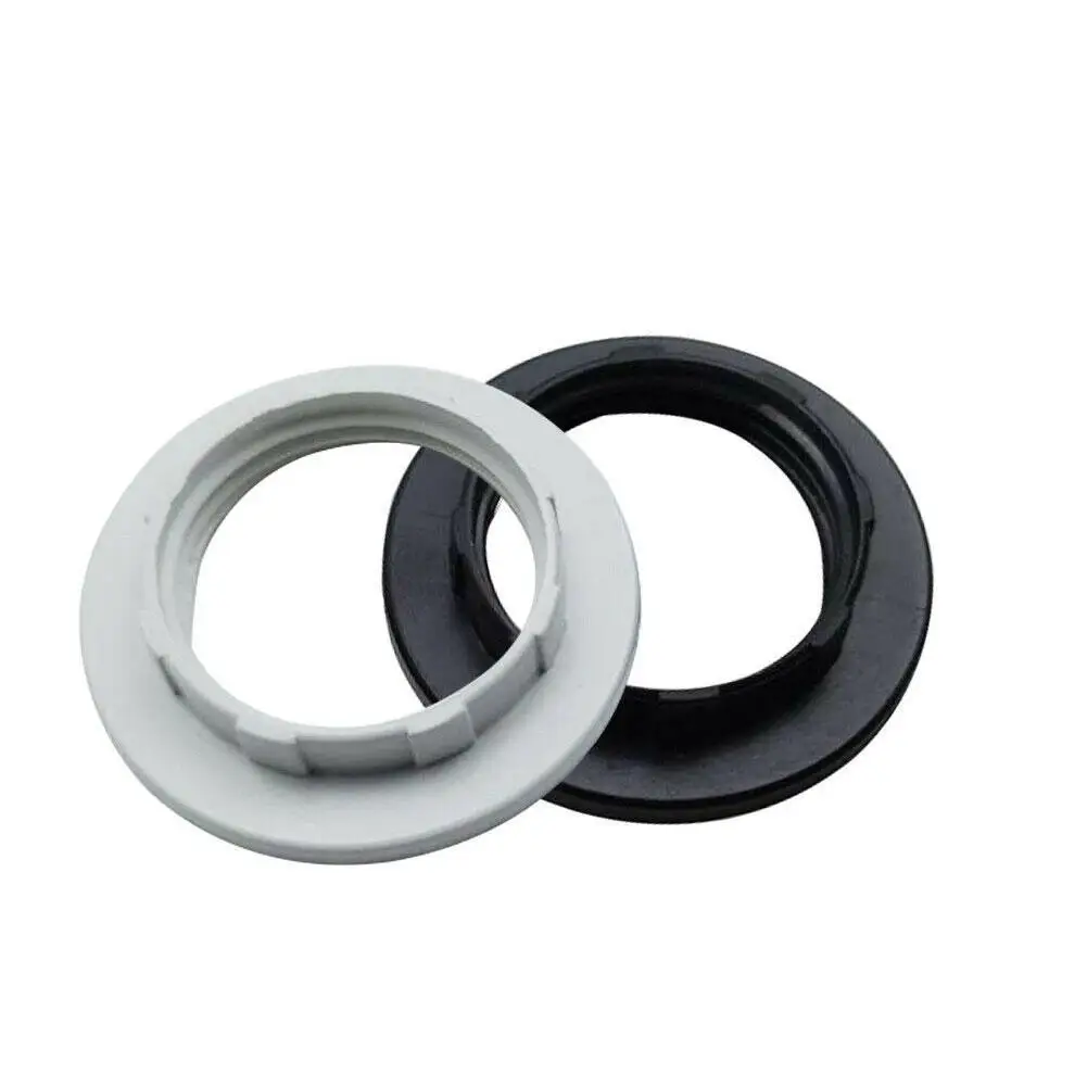 2022 Nuovo Adattatore Paralume E27/ E14 Nero/Bianco Paralumi Adattatore Collare Portalampada Accessori Paralume In Plastica