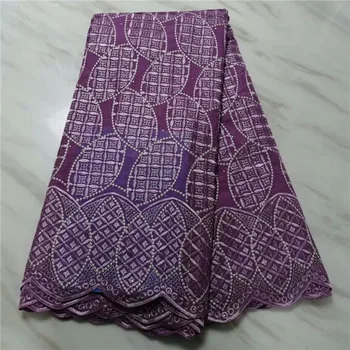 

African Cotton Swiss Voile Lace Fabric Stones 2019 High Quality Lace Swiss Voile Lace In Switzerland African Lace Fabric