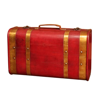 

Vintage Metal Wood Storage Box Jewelry Box for Gift Craft for Organizer Desk Decorations Packaging