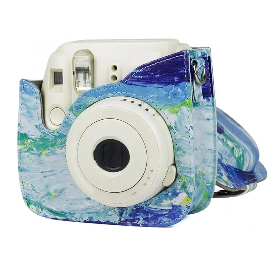 Защитный чехол-сумка для Instax mini8/8+/9 из искусственной кожи портативный чехол для камеры на одно плечо для Instax mini8/8+/9 аксессуар