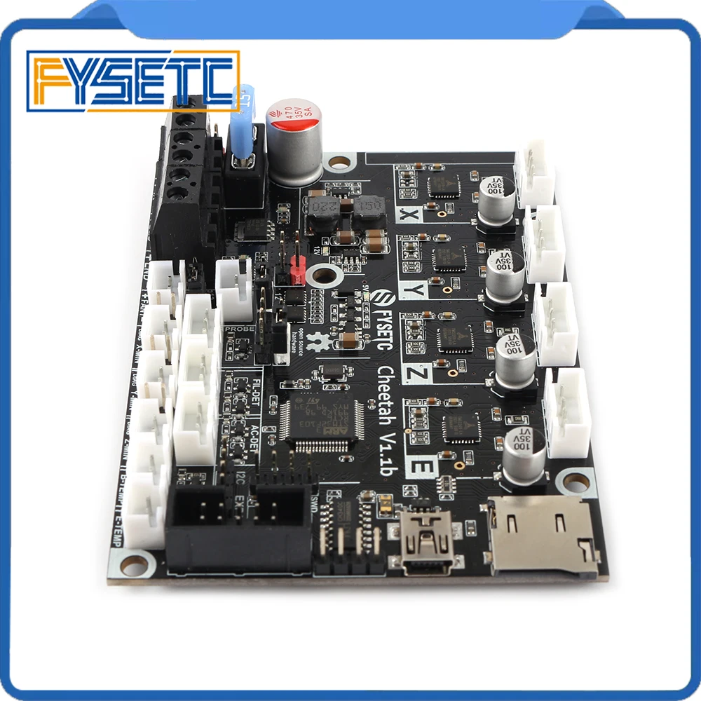 Skup Cheetah v1.1b 32bit pokładzie TMC2209 UART cichy pokładzie Marlin 2.0 SKR mini E3 TMC2208 dla Creality CR10 Ender 3 Ender 3 Pro Ender 5