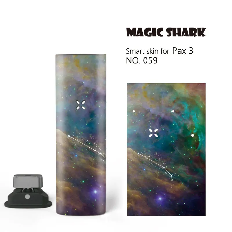 Magic Shark Star Sky Dreamy 12 созвездий Bumpy ПВХ полный Чехол пленка наклейка для Pax 3 комплект 055-066