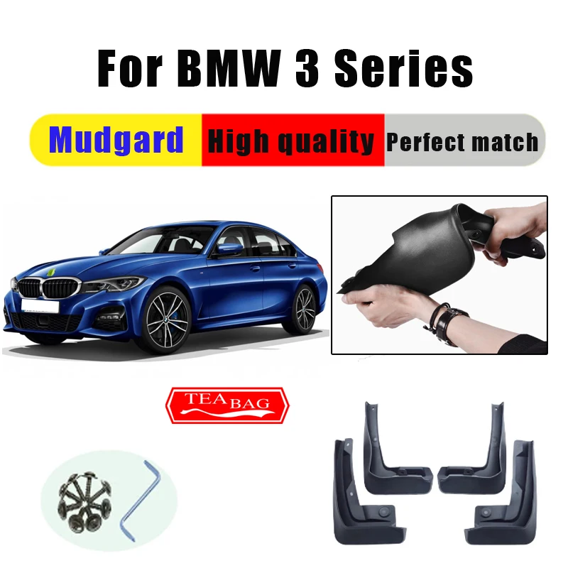 

Mud Flaps For BMW 3 Series E90 E91 E92 G20 F30 F3 2007-2020 Mudguards Fenders Splash Guards Car Accessories Auto Styline 4 PCS
