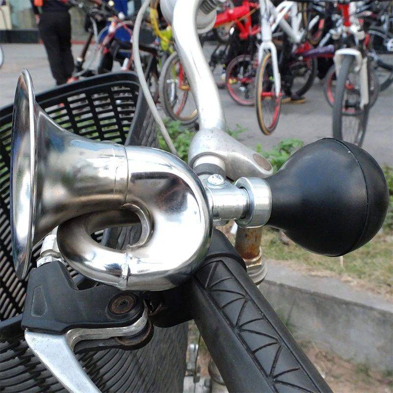 Велосипедный Рог громкий велосипедный Воздушный Рог колокольчик аварийный сигнал с креплением на руле велосипедный Звонок Стеклярус труба Аксессуары для велосипеда