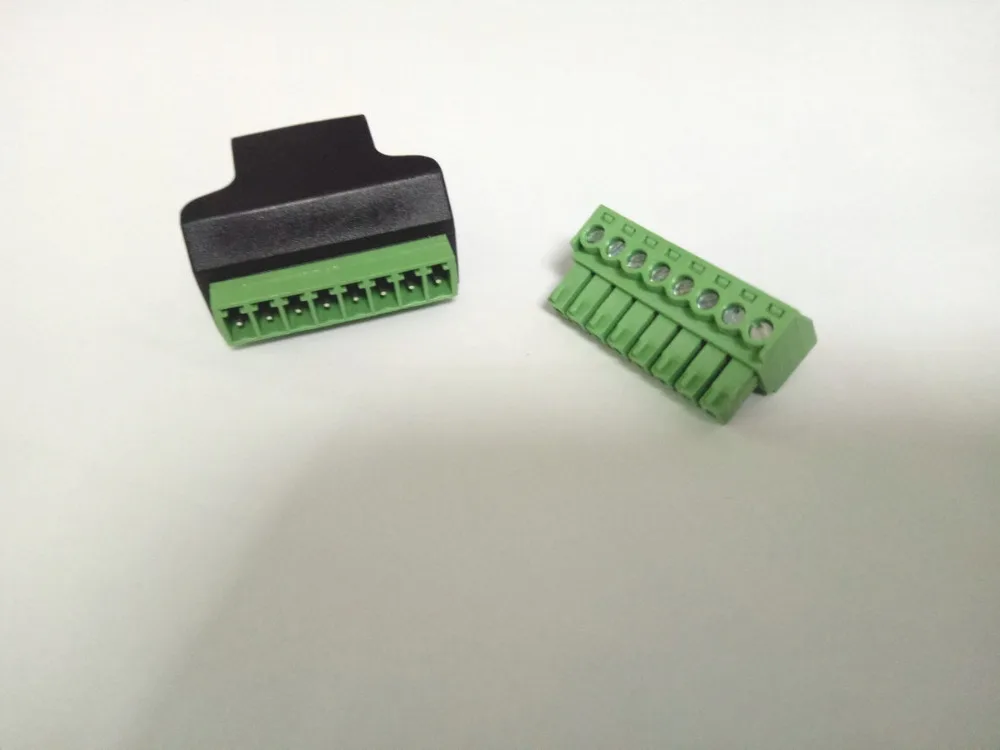 10 шт. 8p8c разъем RJ45 к 8PIN Терминал Rj45 винт для Cat5 Cat5e кабель