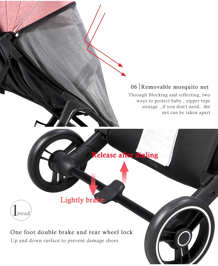 Портативная детская коляска легкая тележка складная дорожная коляска анти-УФ может сидеть может лежать коляска для новорожденных малышей мальчиков и девочек