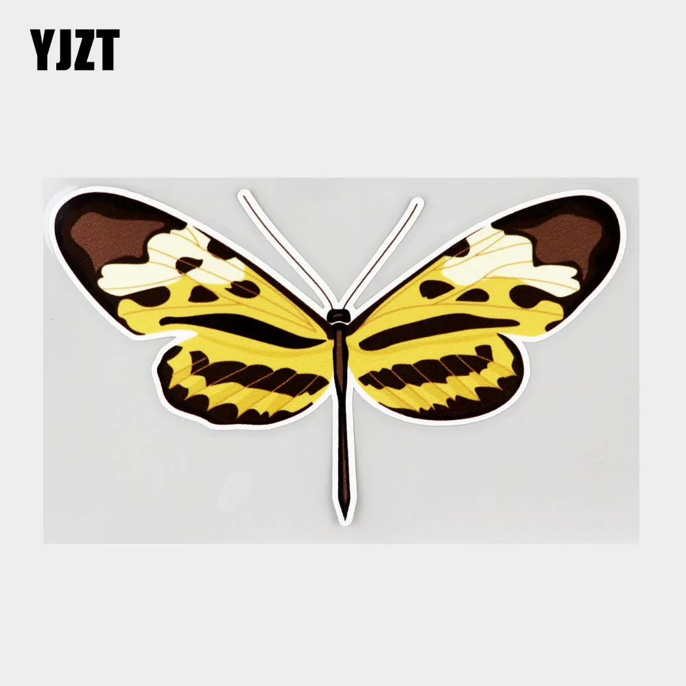YJZT 18.5CM×11.1CM Decal Butterfly With Wings Spread PVC Car Sticker 11C-0028 | Автомобили и мотоциклы