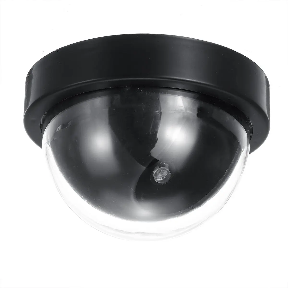 Имитация камеры безопасности поддельные Dome Dummy камера с вспышкой светодиодный светильник мини-камера - Цвет: 1Pcs Black