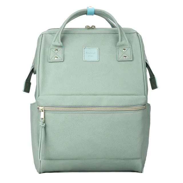 Kah\u0026Kee Leather Backpack Diaper Bag 