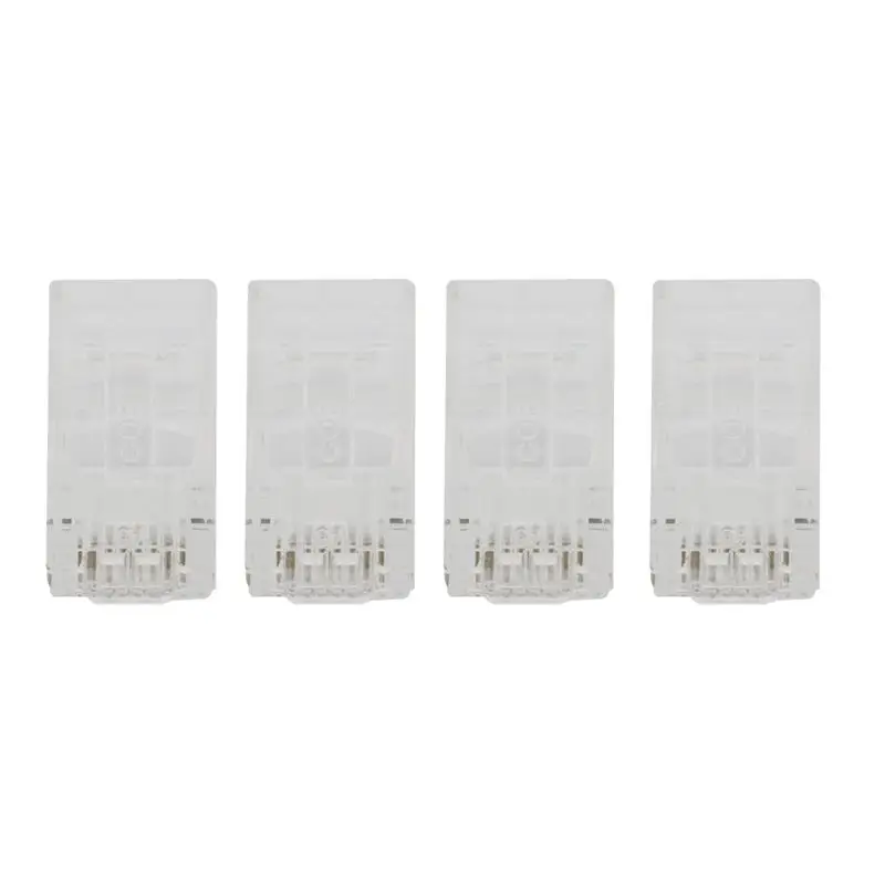 50 шт. RJ45 8P8C сетевой LAN CAT5E CAT6 модульный штекер Jack Clear