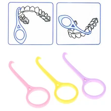 Dental Removal Tool Plastic Hook Nice Orthodontic Aligner Remove Invisible Removable Braces Clear Aligner Oral Care 1PCS