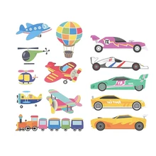 Rocooart 2 шт., Временные татуировки, детская татуировка, наклейка на тело, s-мультяшные татуировки, наклейки для мальчиков и девочек, украшения для дня рождения