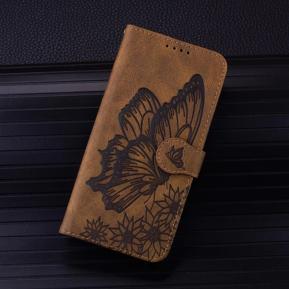 iphone 7 phone cases 3D Butterfly Leather Case For iPhone 12 Mini 11 Pro X XR XS MAX Purse Phone Funda for iPhone 7 8 6 6S SE Plus Flip Wallet Coque cute iphone 7 cases