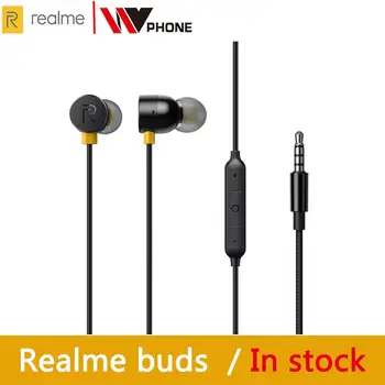 

OPPO realme buds 2 earphone Built-in Magnes 11.2mm Bass Boost Driver Dual Tangle Free Design for realme x x2 x2 pro 3