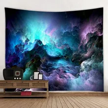  3d Print Mushroom Tapestry Illusory Art Tapestry Hippie Colorful Art Tapiz Wall Hanging Tapestries Household Bedside Decoration 