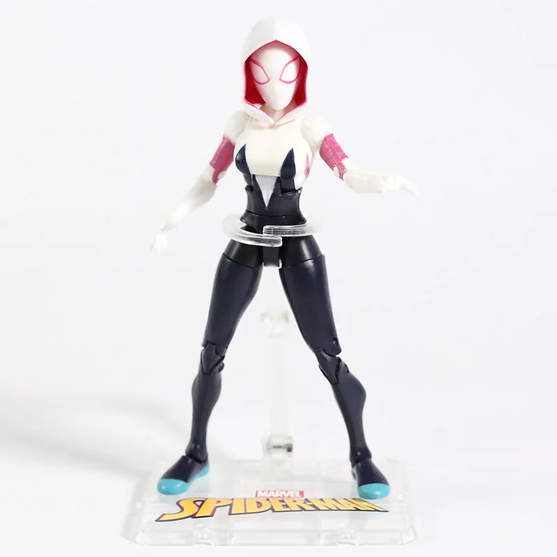 Marvel Человек-паук Питер Паркер Miles Morales Gwen Stacy человек паук 2099 ПВХ фигурка Коллекционная модель игрушки