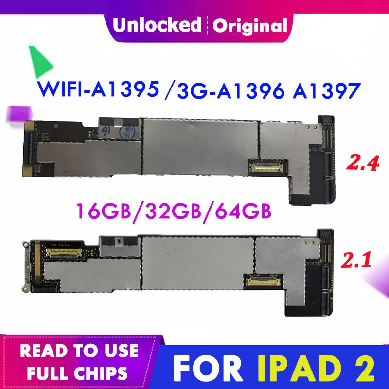 Placa base para iPad 2 de 2. ª generación, A1395, A1396, A1397, WLAN,  versión móvil, 16 Gb, 32 GB, 64 GB|Antena de teléfono móvil| - AliExpress