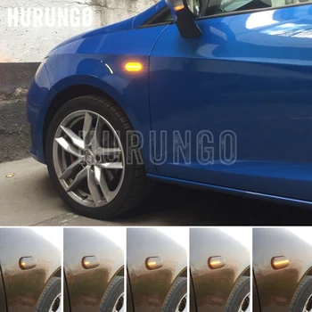 

2pcs LED Car Dynamic Fender Side Marker Turn Signal Light For VW Volkswagen Bora Golf 3 4 Passat B5 Polo 6N 6N2 9N Sharan Vento