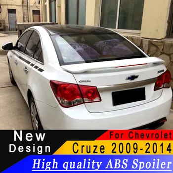 

For Chevrolet Cruze 2009 to 2014 spoiler High quality ABS primer or any color with Brake lamp car rear spoiler for Cruze