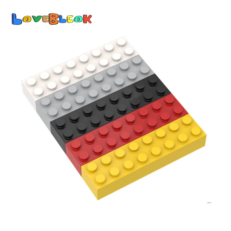 

LoveBlock Brick 2x8 Building Blocks Assembles MOC Parts DIY Toys Christmas Gift Creative Educational 3007 For Kids 10pcs/Lot