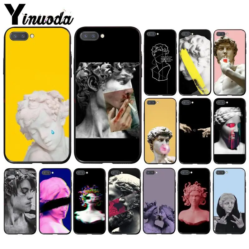 Yinuoda Abstract Art Lines David Aesthetic Painting Phone Case for Huawei Honor8A 8X 9 10 20 Lite 7A 5A 7C 10i 9Xpro Play 8C | Мобильные