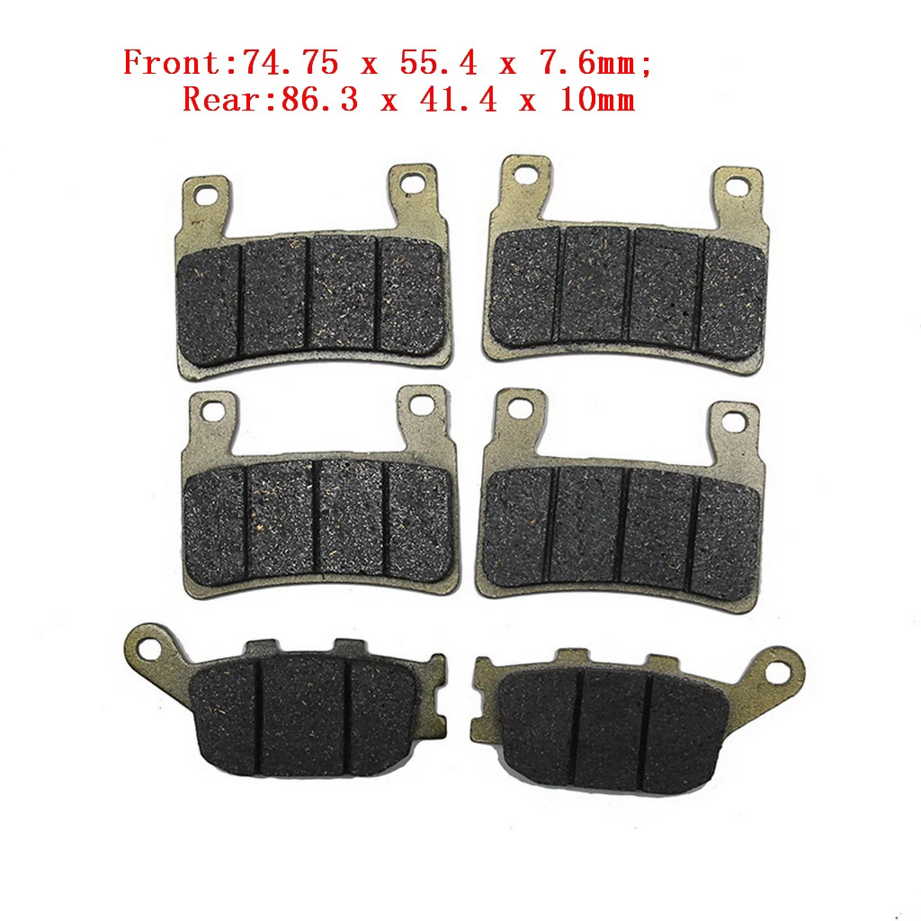 4PCS BRAKE PADS FOR HONDA CBR 600 F4 F4i CBR900 CBR929 CBR954 FIREBLADE RR VTR 1000 SP-1 (SP45) CB1300