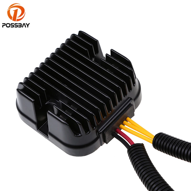 POSSBAY Motorcycle Voltage 12V Regulator Rectifier fit for Polaris