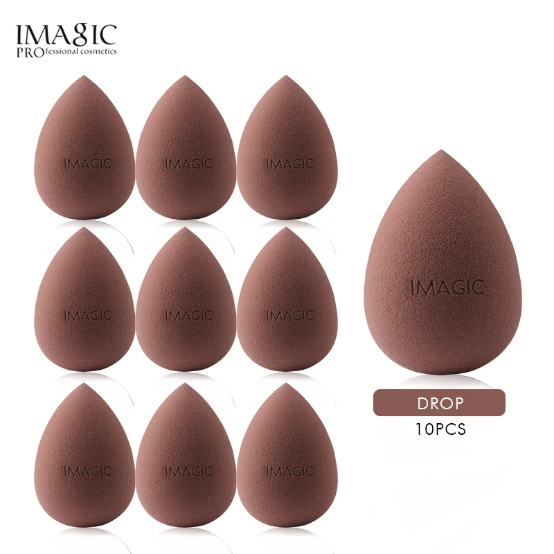 IMAGIC 10 шт. косметическая губка для основы макияжа пудра гладкая инструменты
