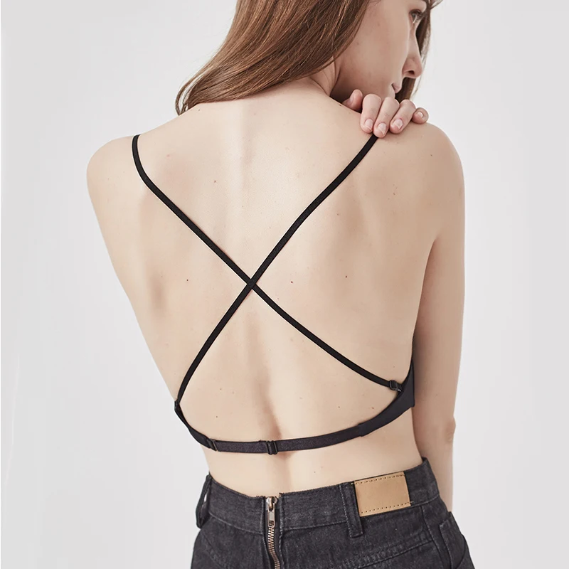 Модный новый бюстгальтер женский сексуальный мягкий без косточек с низкой