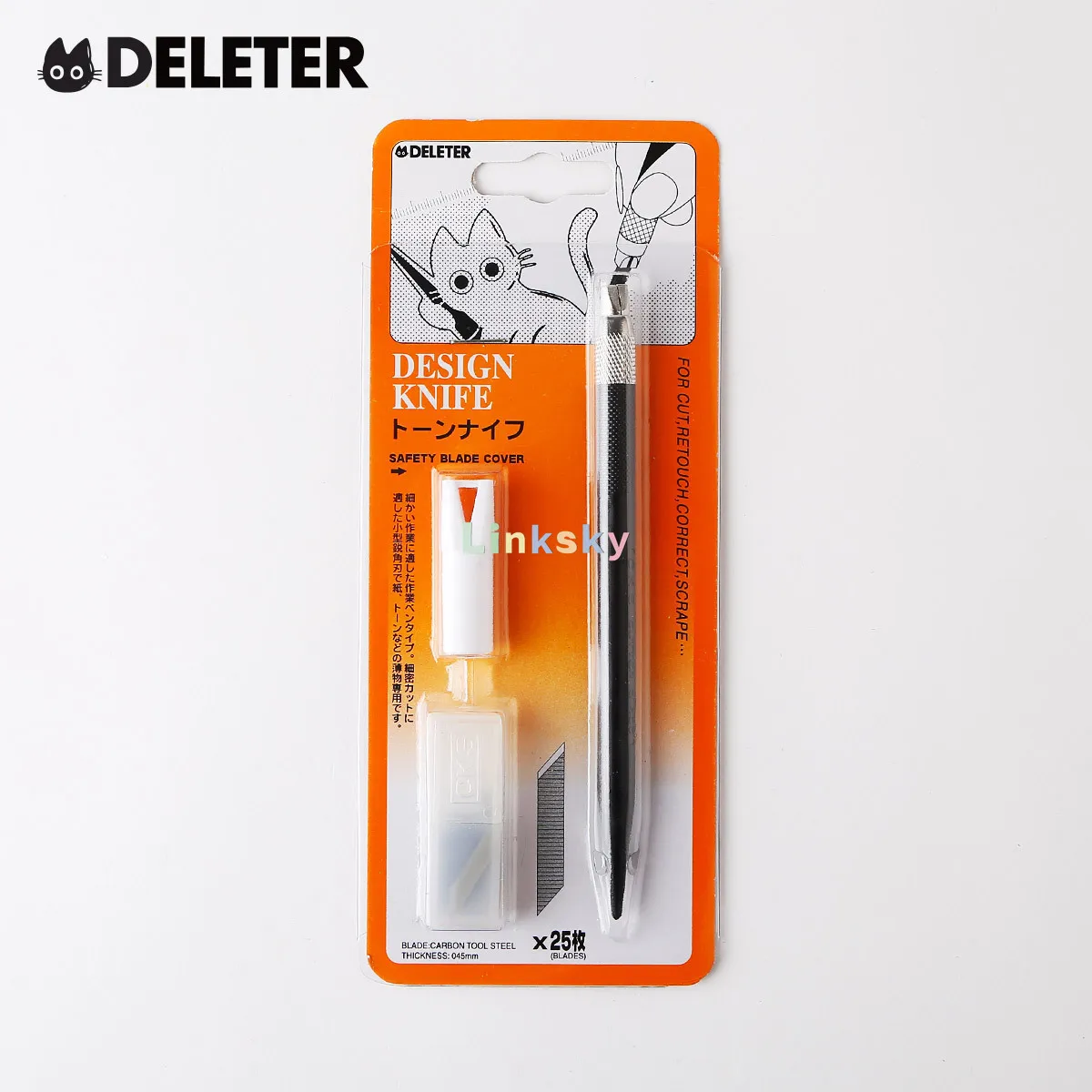 DELETER INC. Tone knife ,With 1 blade, It is suitable for detailed