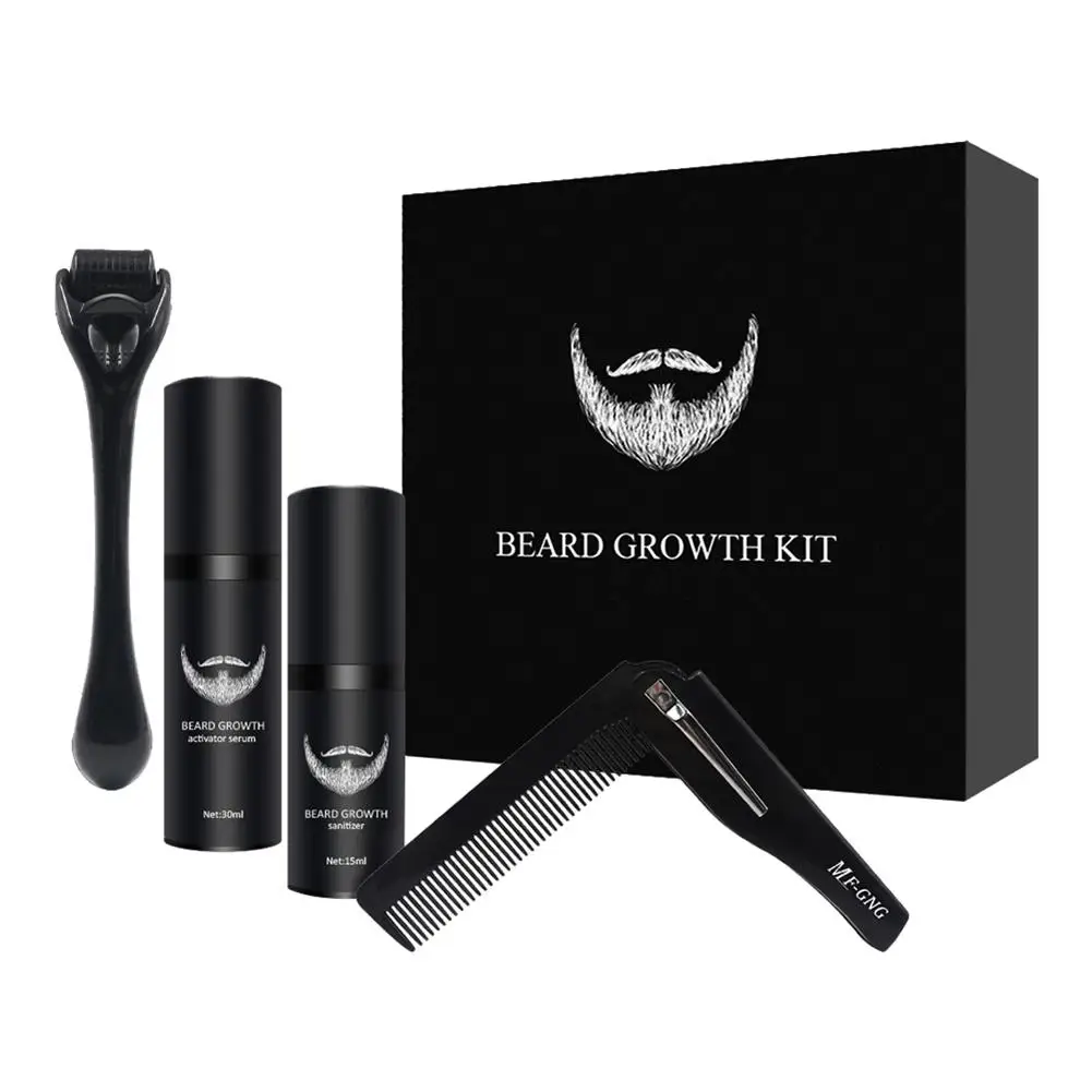 4 Pçs set Kit Barbe Potenciador de