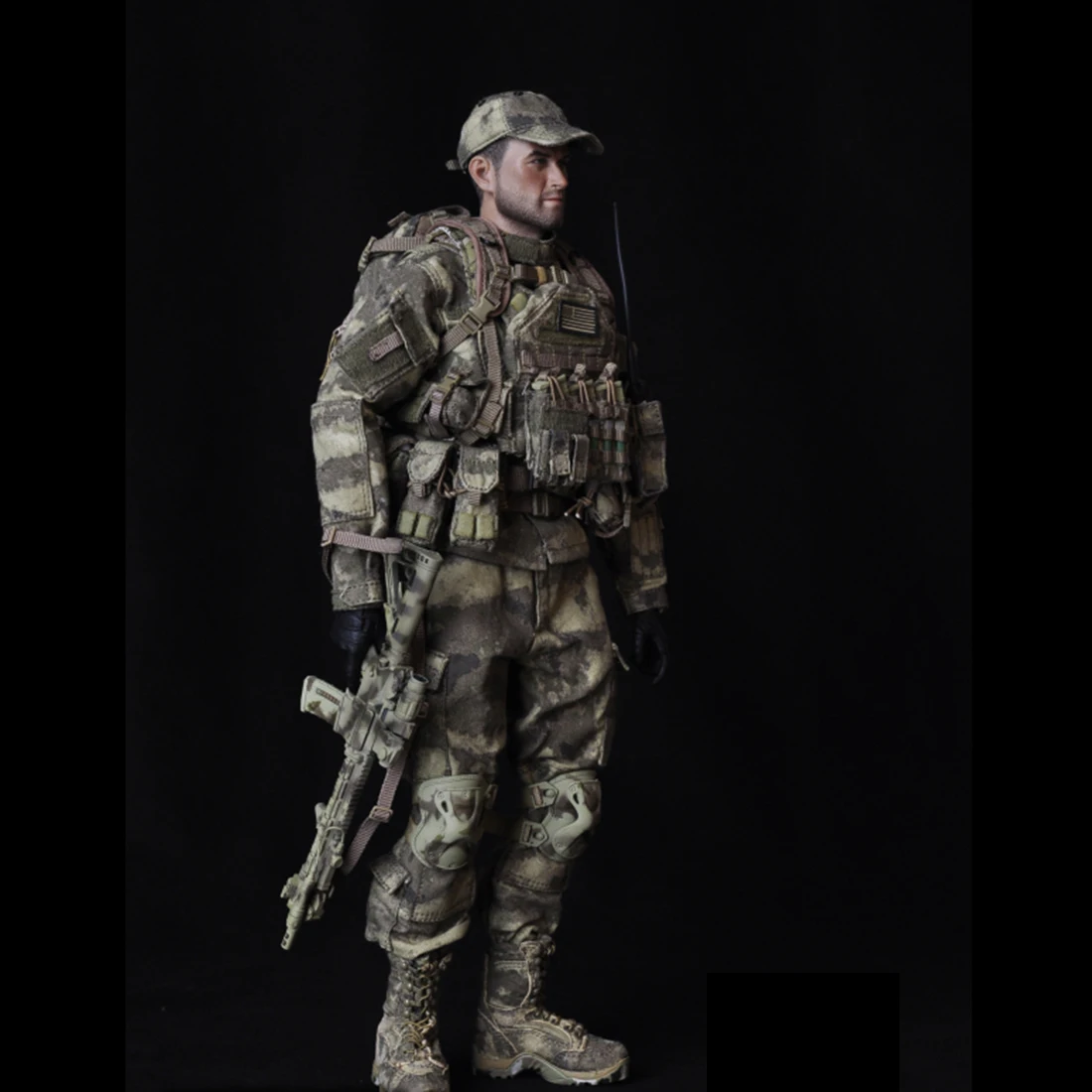 

Surwish 1/6 30cm Soldier Model Suit Realistic Headsculpt DIY Handmade Soldier US armygreen Minitimes Toys - Camouflage
