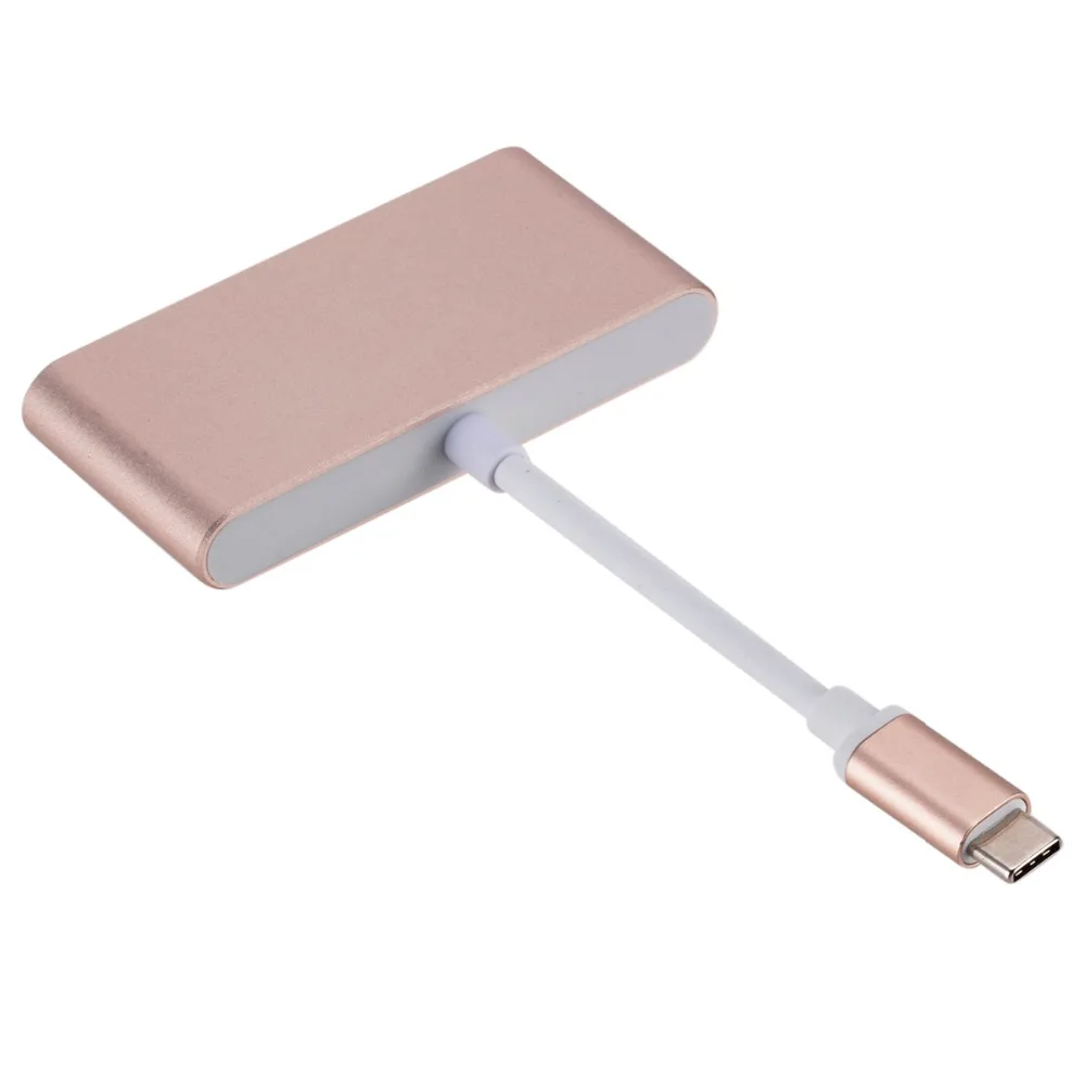 USB C концентратор type C для нескольких USB 2,0 USB 3,0 концентратор с type C зарядным портом для MacBook Pro Air Dock разветвитель 4 порта концентратор USB type C