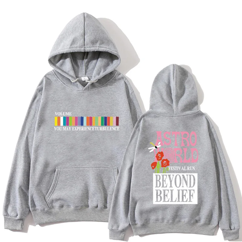 grey astroworld hoodie