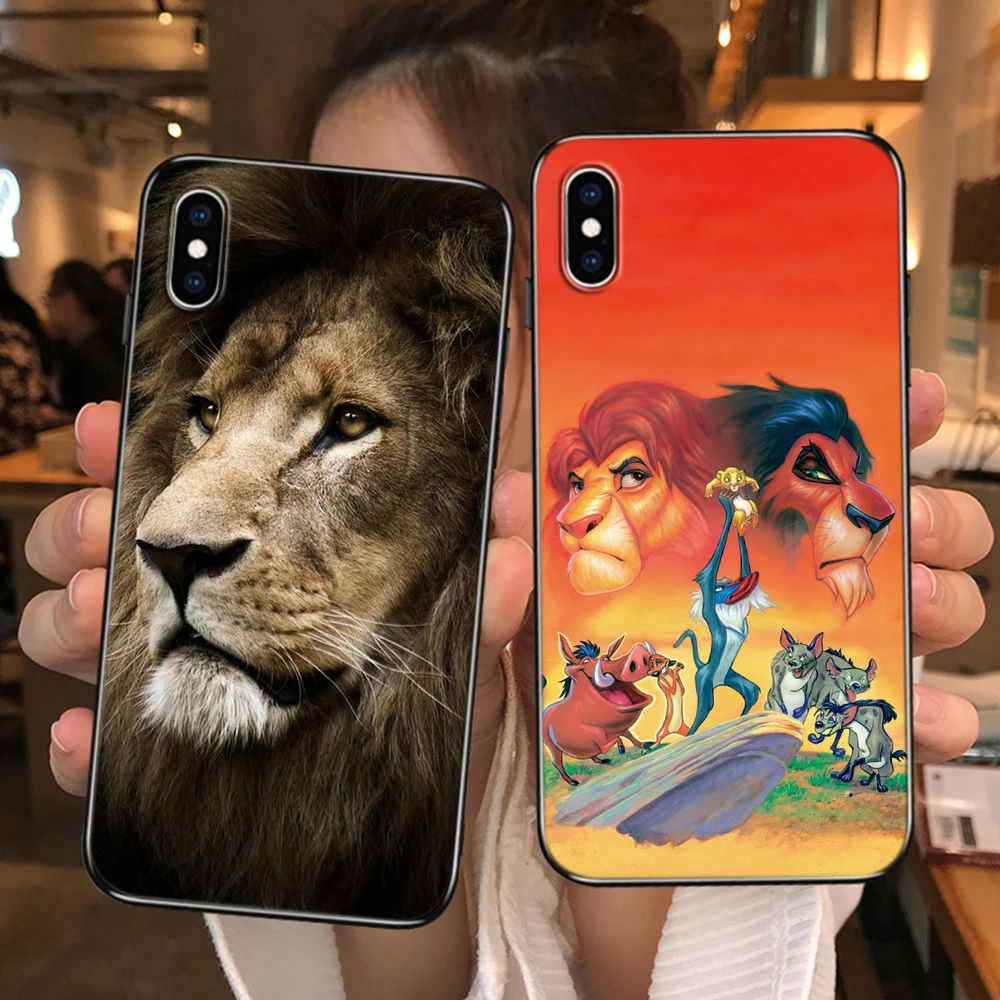Z17 Animals The lion TPU Phone Silicone Cover for Apple iPhone 12 Pro Max 12 mini Soft Case