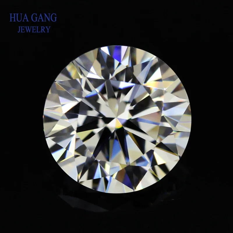Round Brilliant Excellent Cut 4ct GH Color Moissanite Loose Stone Beads 10mm VVS1 Grade Test Positive Lab Diamond Gemstones Round Brilliant Excellent Cut 4ct GH Color Moissanite Loose Stone Beads 10mm VVS1 Grade Test Positive Lab Diamond Gemstones