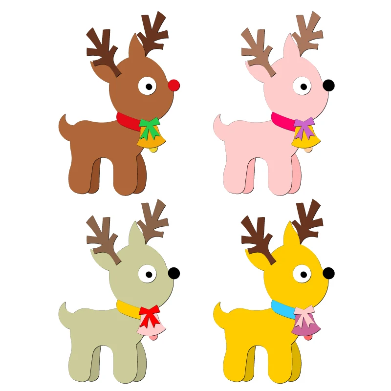 

New Christmas deer Wooden die Scrapbooking C2163 Cutting Dies