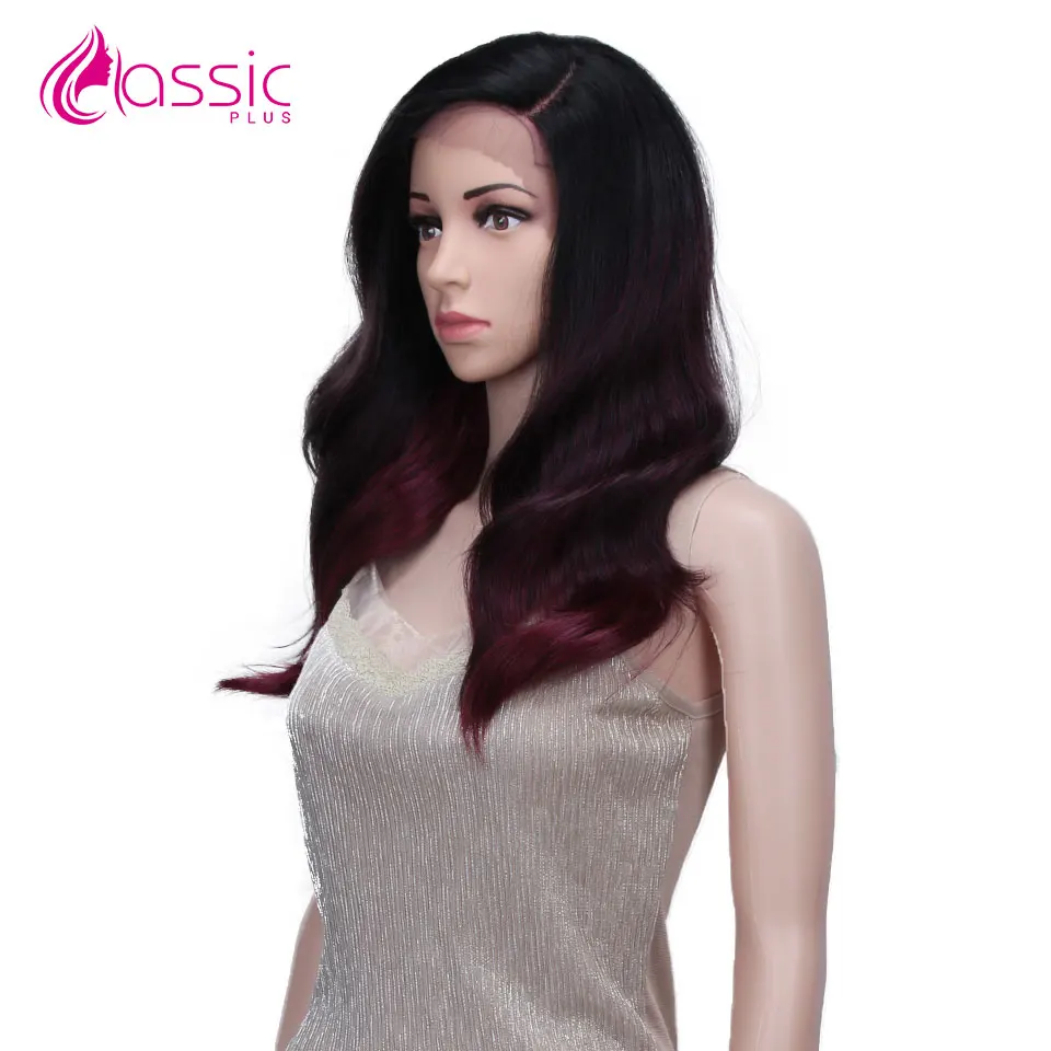 Cosplay Wig Synthetic Wig Wavy Heat Resistant Wig Synthetic Lace Front Wig 1B 613 Frontal Wigs for Black Women Classic Plus