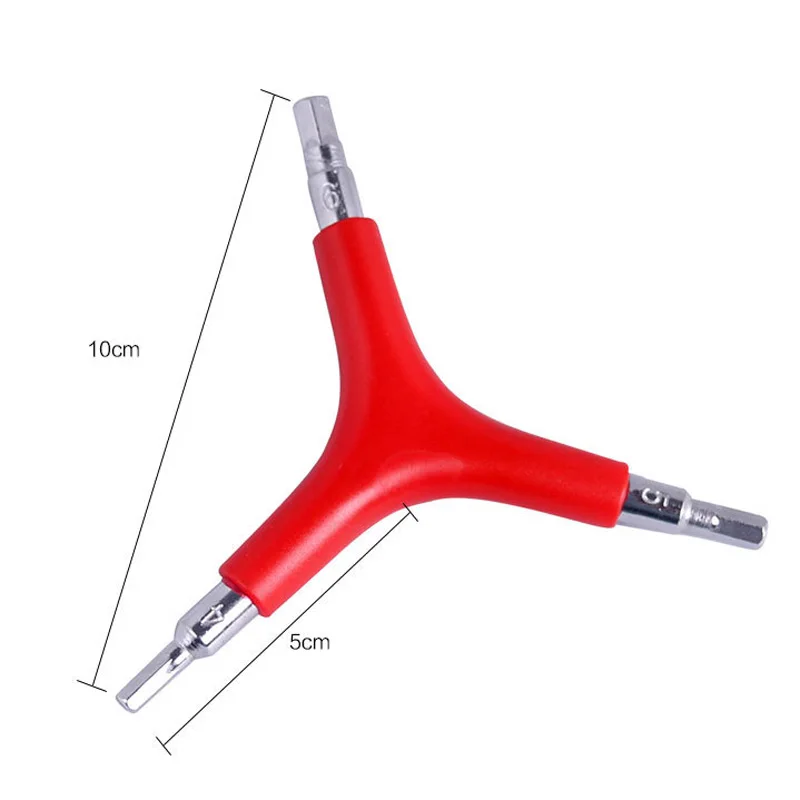 3 Way 4/5/6mm Spanner Bike Allen Hex Wrench Bicycle Key Tools MTB Road Bike Hexagonal Repair Wrenches Y Type