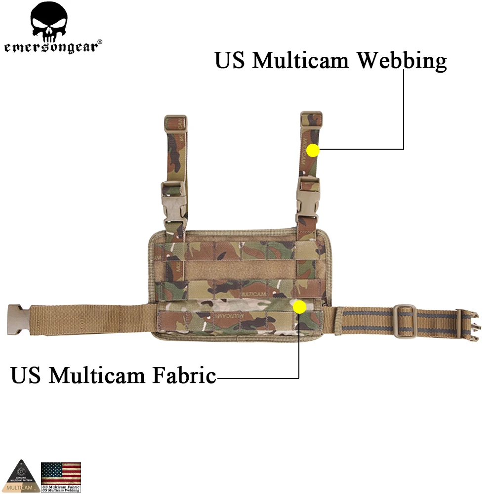 Modular Thigh Magazine Pouch Holster Breathable MOLLE Platform Drop Leg Panel