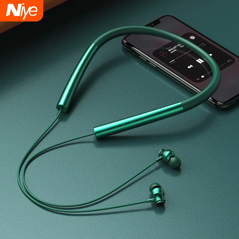 Купить Магнитные наушники TWS с Bluetooth Беспроводные Hi-Fi стереонаушники на шею Спортивная | Наушники и гарнитуры (1005001922493704)