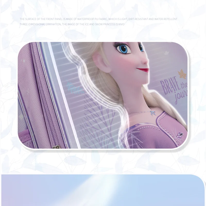 2021 Disney New Frozen II School Bags For Girls Elsa Anna Primary Student Shoulder Backpack Light Large Capacity Mochila Escolar