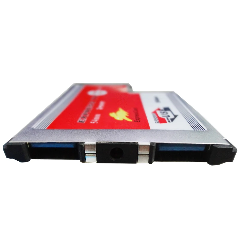 2 сдвоенный USB 3,0 концентратор express card, ExpressCard 54 мм Скрытая внутри USB3.0 адаптер ASMedia ASM1042 чип для ноутбука Тетрадь Новый