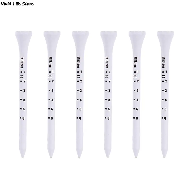 50PCS Professional Golf Tees 83mm White golf wood tee |