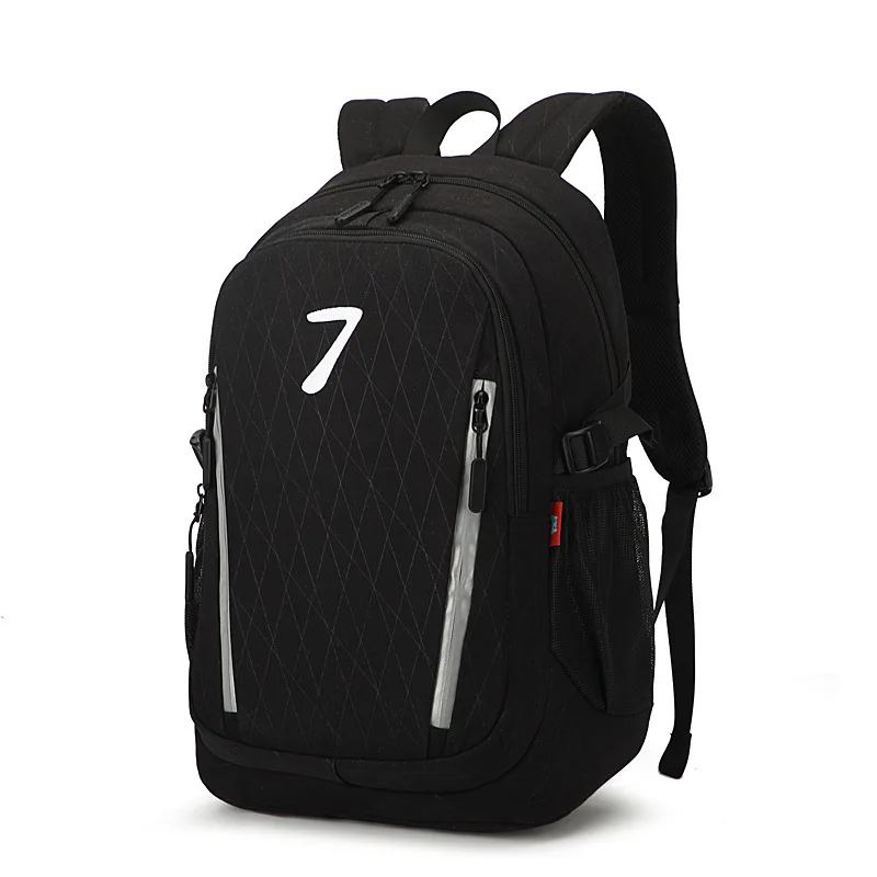 

Laptop Backpack Men Large School Bag for Boys Oxford Solid Black Teen Student College Bagpack Casual Backbag Big 2020 New