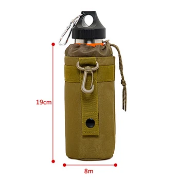 

550ml Tactical Water Bottles Pouch Bag Outdoor Sports Camouflage Drawstring Portable Water Bottle Pouch Holder